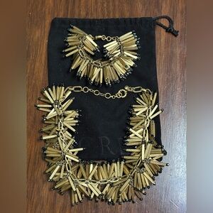 J. Crew Matchstick Necklace and Bracelet Set